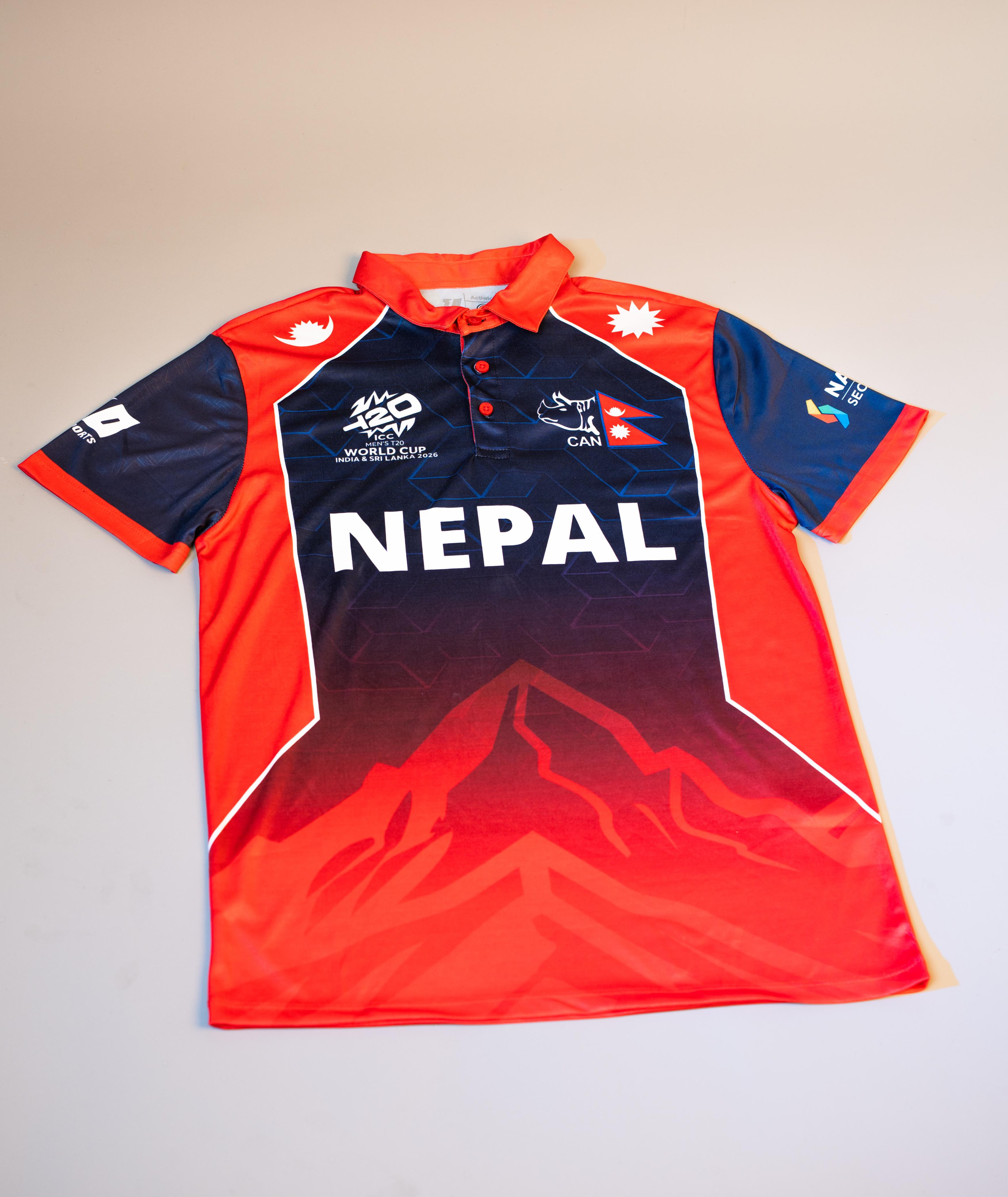 Official Nepal Cricket Team Jersey