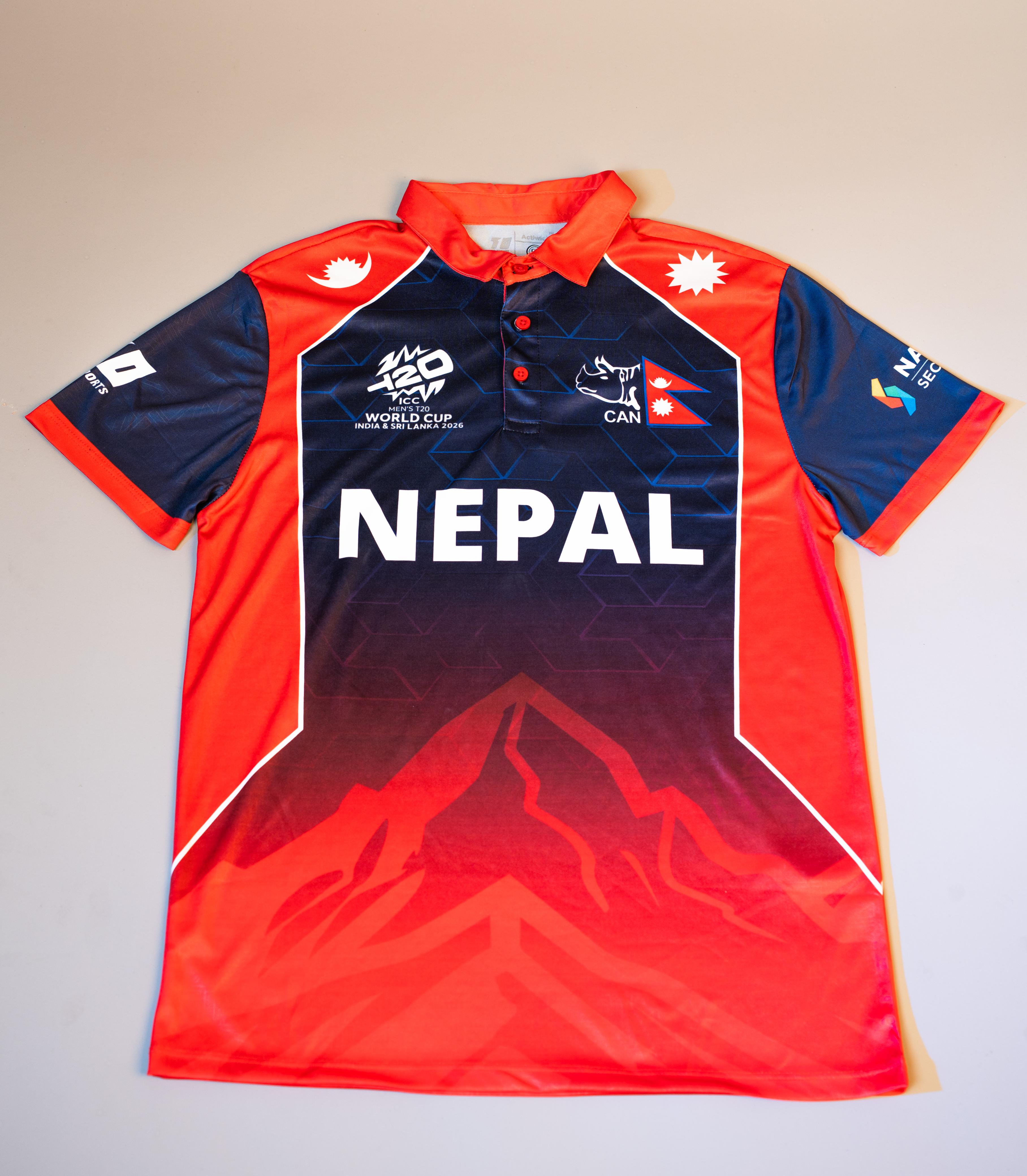 Official Nepal Cricket Team Jersey