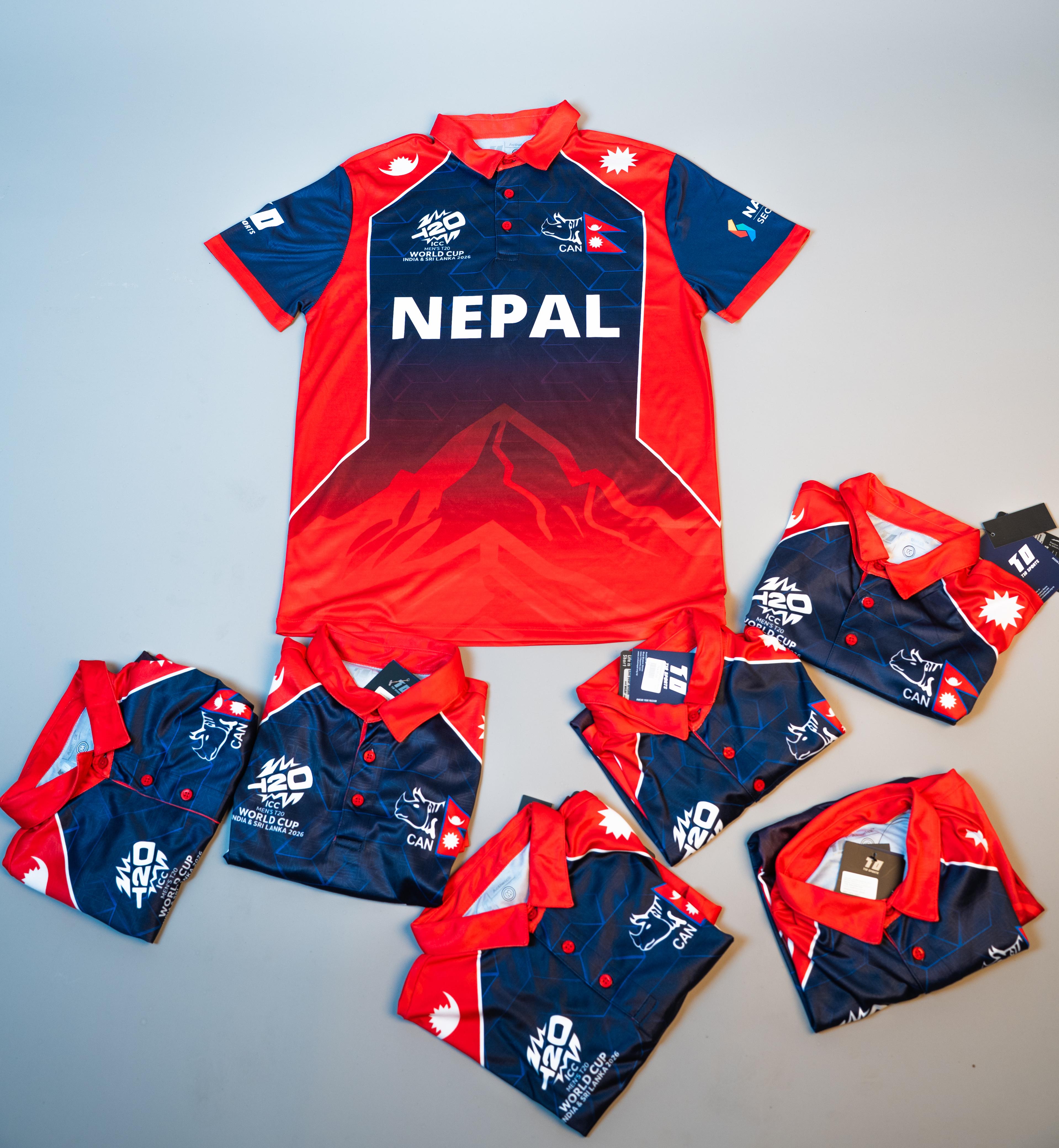 Official Nepal Cricket Team Jersey